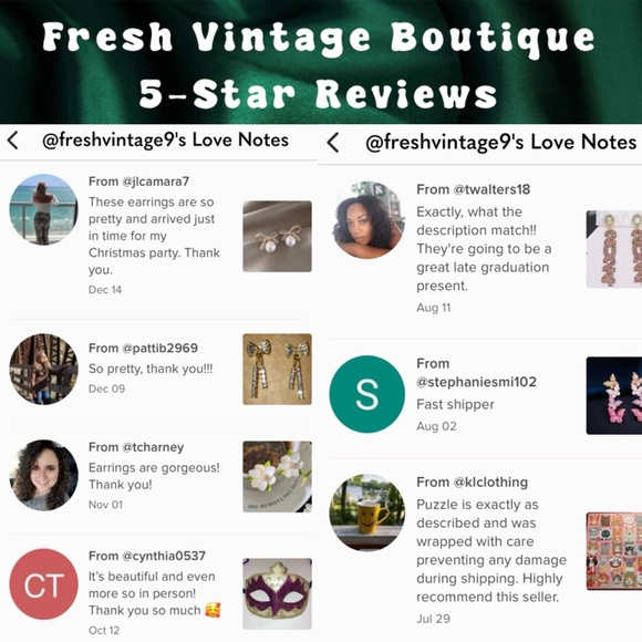 Meet your Posher, Fresh Vintage Boutique, 5 Star Seller, Posh Ambassador II - Picture 3 of 9